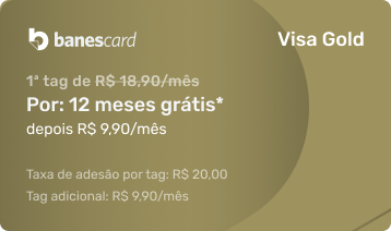 Oferta para cartão Banescard Gold